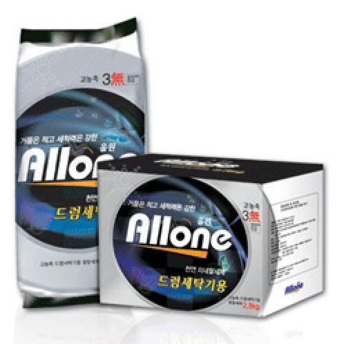 Allone drum(powder detergent exclusively for a drum washer)